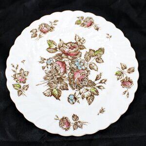 JOHNSON BROTHERS Bread & Butter Plate Devon Sprays Brown Multicolor